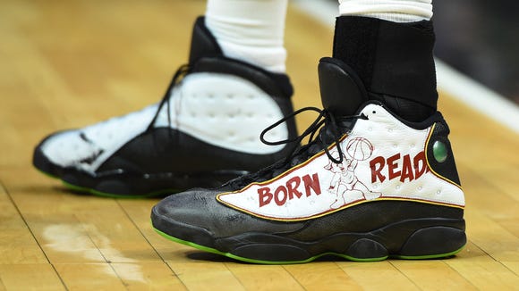 Lance Stephenson Wore Custom Fortnite Shoes - usp nba indiana pacers at los angeles clippers s bkn lac ind usa ca